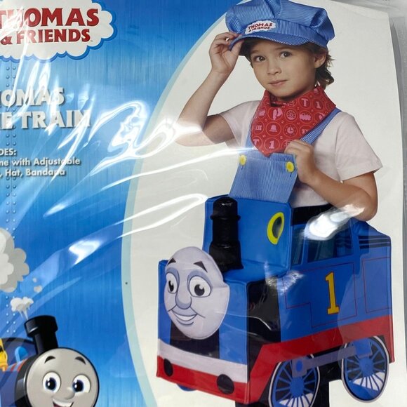 Spirit Halloween Thomas & Friends Toddler Ride-Along Thomas Train Costume OS - Picture 4 of 7